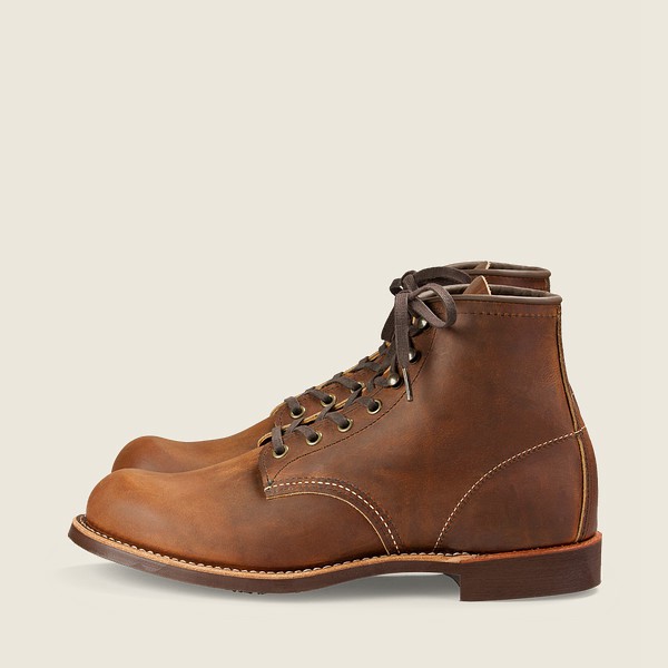 Heritage Støvler Herre - Red Wing Blacksmith - 6-Inchr Rough & Tough Læder - Brune - MXFWQH-507